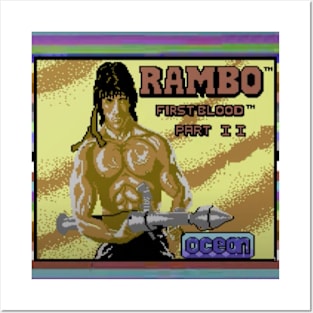 Rambo 1987 Commodore 64 Load Screen Posters and Art